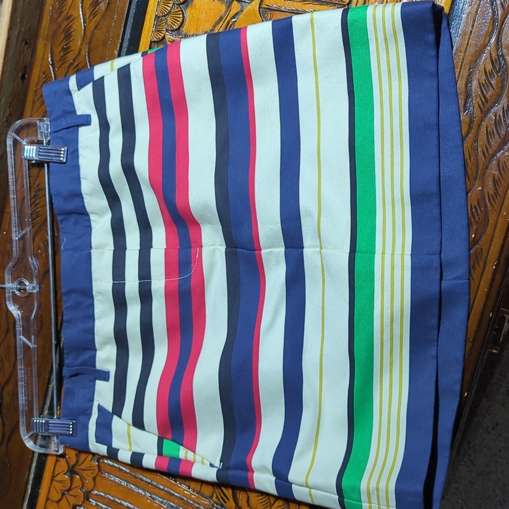 J. Crew Multi-Color Striped Mini Skirt - Picture 4 of 9